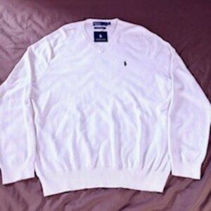 Polo Ralph Lauren Pima Sweater, 100% Cotton Size XXL NWT